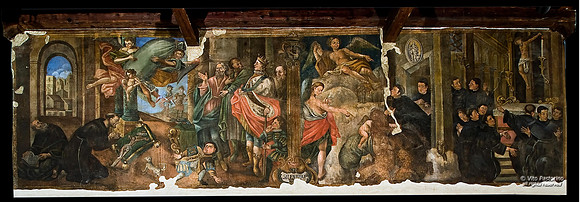 Raffaele Marinari. Il miracolo del sacco. Sec. XIX. S.Francesco
