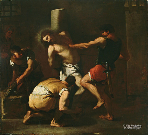 Luca Giordano. "Cristo alla colonna" sec.XVII