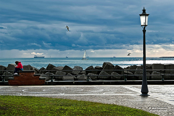 Italia. Salerno. Lungomare Trieste.