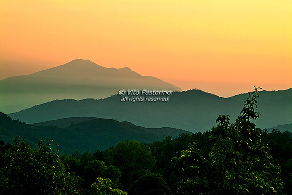 Il monte Bulgheria da Torraca